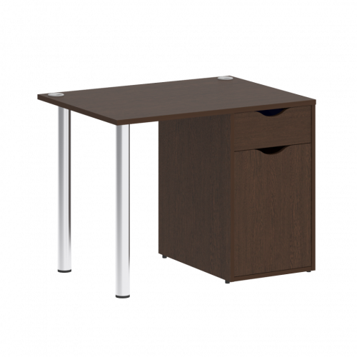 Home Office Стол письменный VR.SP-3-98.1 Венге/Хром опоры 980*720*750