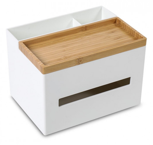 Органайзер настольный Deli 8916 4отд. 197х144х136мм белый пластик